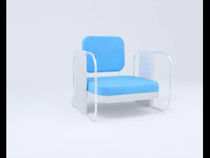 armchair by liberi 3D Model