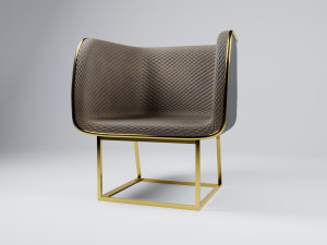 modern chair 3D मॉडल