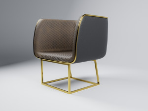 modern chair 3D मॉडल