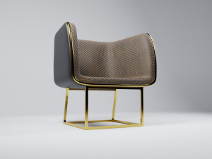 modern chair 3D मॉडल