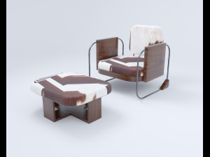 modern chair table 3D-Modell