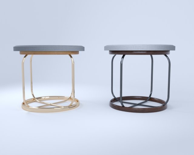 2 stool loft 3D-Modell .c4d .max .obj .3ds .fbx .stl .blend 
