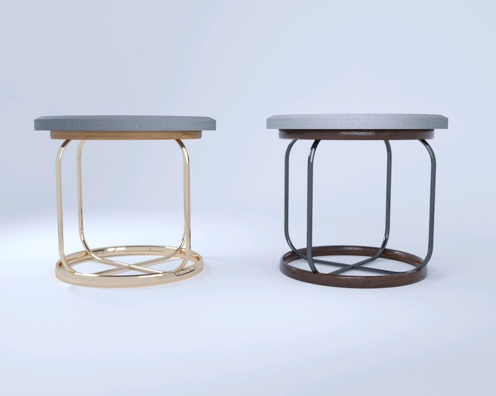 2 stool loft 3D Model .c4d .max .obj .3ds .fbx .stl .blend 