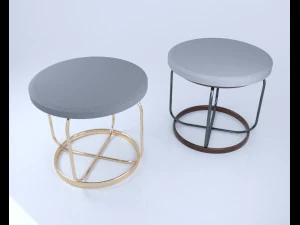 2 stool loft 3D Model
