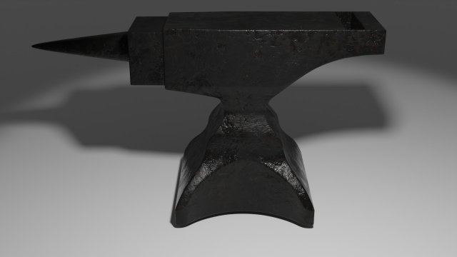 anvil 3D 模型 .c4d .max .obj .3ds .fbx .stl .blend 