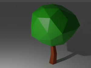 tree - low poly 3D 模型