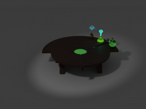 alchemists table 3d- model 3D 模型