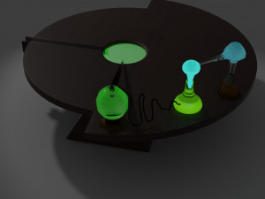 alchemists table 3d- model Modelo 3D