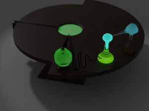 alchemists table 3d- model 3D Model