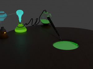 alchemists table 3d- model Modelo 3D