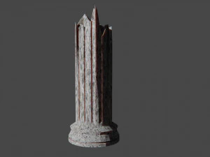 greek columns 3D Model