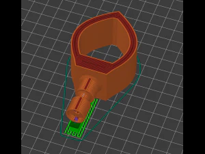Old style bombard oar holder rare design not produced anymore 3D Print Model