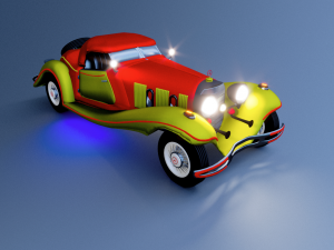 mercedes-benz 540k by sahil 3d artist 3Dモデル