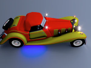 mercedes-benz 540k by sahil 3d artist 3D Model