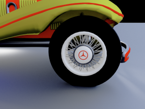 mercedes-benz 540k by sahil 3d artist Model 3D