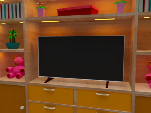 TV 엔터테인먼트 3D 모델