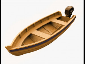 motorboat 2021 3D 模型