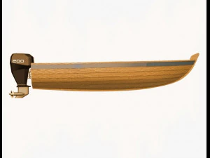 motorboat 2021 3D Model