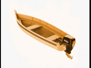 motorboat 2021 3Dモデル