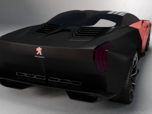 sports-car-peugeot-onyx Model 3D