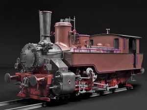 mav class 475 steam engine locomotive tank engine for classic train 3D Model