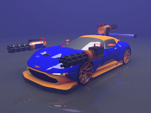 aston martin vulcan car 2021 with 3D 模型