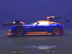aston martin vulcan car 2021 with 3D Model
