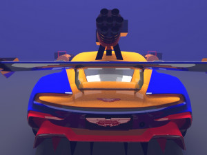 aston martin vulcan car 2021 with 3D Модель
