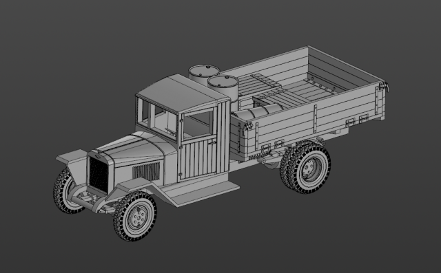 zis 5b 3D Model .c4d .max .obj .3ds .fbx .stl .blend 