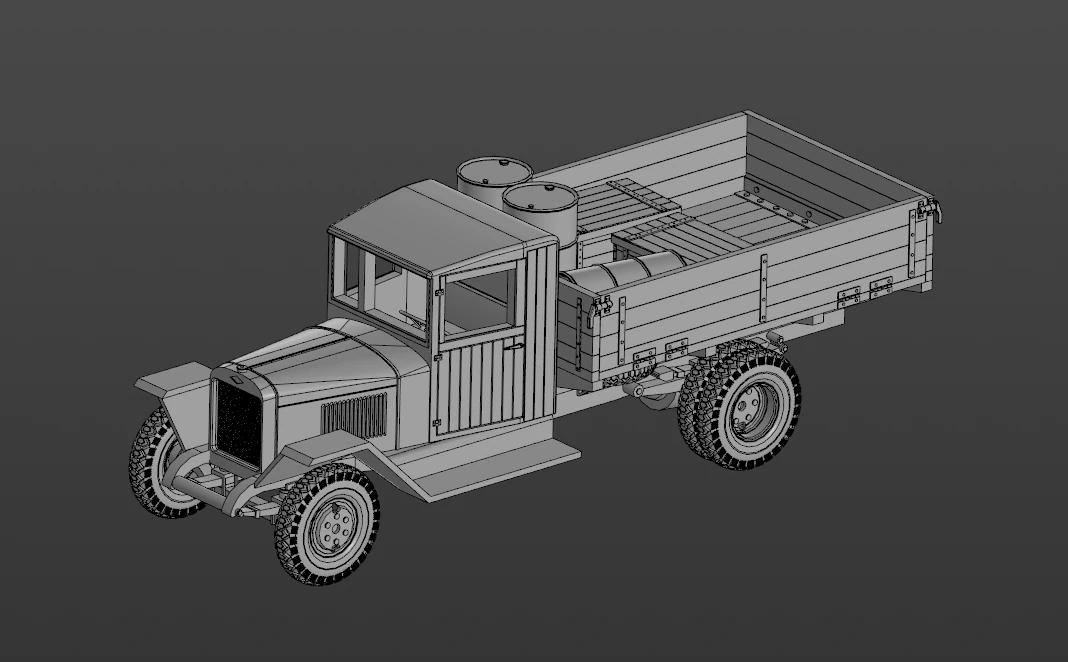 zis 5b 3D Model .c4d .max .obj .3ds .fbx .stl .blend 