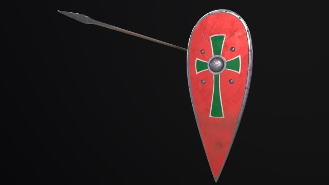Shield Modelo 3D .c4d .max .obj .3ds .fbx .stl .blend 