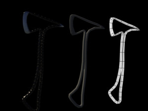 Axe Modello 3D