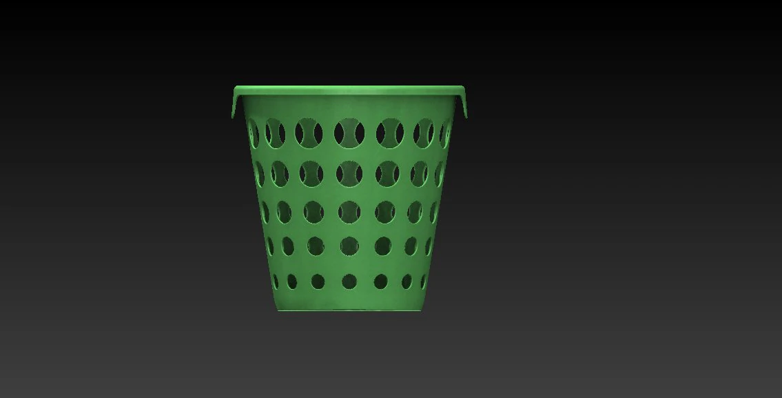trash bin 3D Model .c4d .max .obj .3ds .fbx .stl .blend 