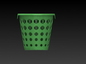 trash bin 3D 模型