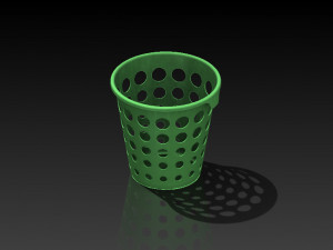 trash bin Modello 3D