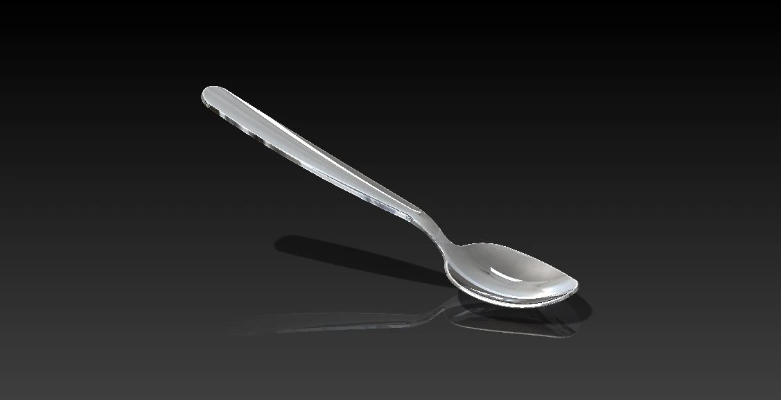 spoon 3D Model .c4d .max .obj .3ds .fbx .stl .blend 