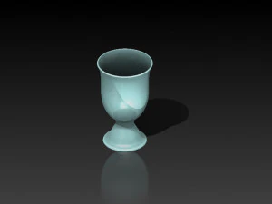 あらかじめ空洞にしたブランデー 3Dプリントモデル