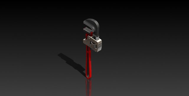 pipe wrenchstl Modello di stampa 3D .c4d .max .obj .3ds .fbx .stl .blend 