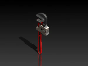 llave de tubo stl Modelo de impresión 3D