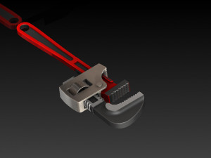 pipe wrenchstl Modello di stampa 3D