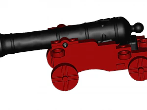 帆船カノン 3Dプリントモデル