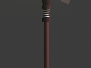axe - cyberpunk - low poly 3D 모델