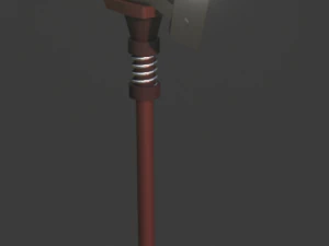 Axt - Cyberpunk - Low Poly 3D Modell