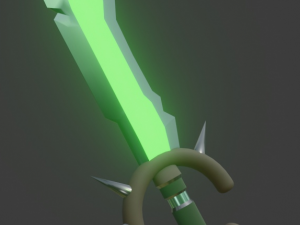 sword low-poly 3D Модель