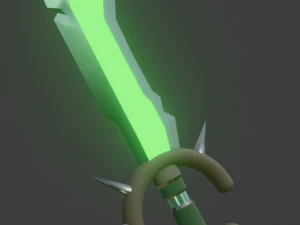 sword low-poly 3D Model