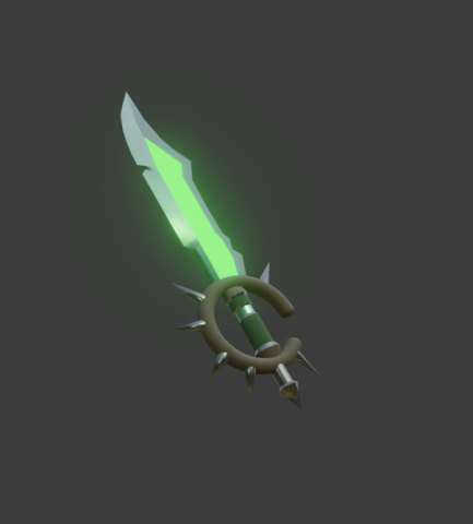 sword low-poly 3D Модель .c4d .max .obj .3ds .fbx .stl .blend