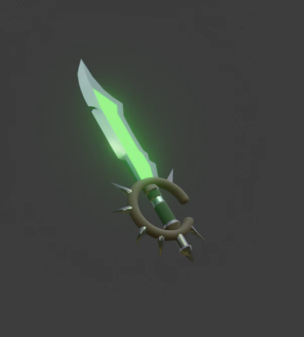 sword low-poly 3D Model .c4d .max .obj .3ds .fbx .stl .blend