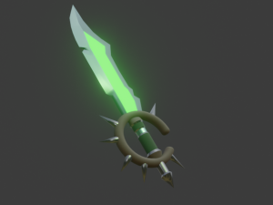 sword low-poly Model 3D