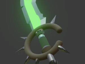sword low-poly 3D Model