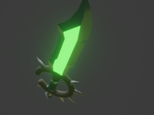 sword low-poly 3D Модель